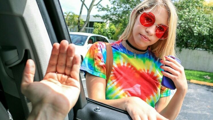 [StrandedTeens] - Driver Fucks Blonde Gf - Tony Rubino - Khloe Kapri