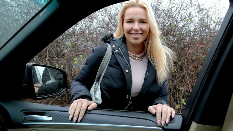 [StrandedTeens] - Blonde Nikky Dream Fucked in Vehicle - Nikky Dream