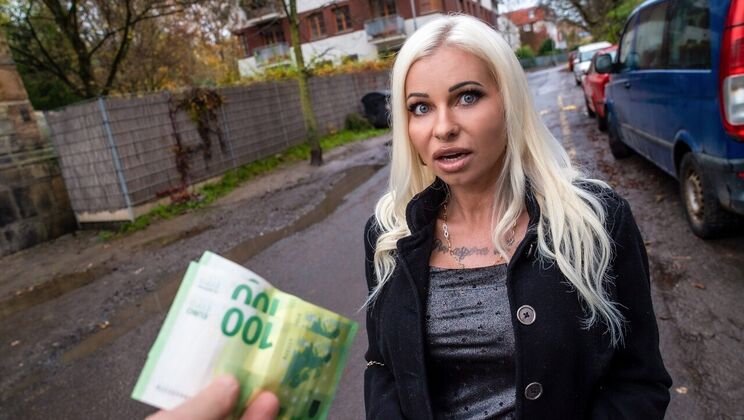 Teacher Blonde Gets Facial