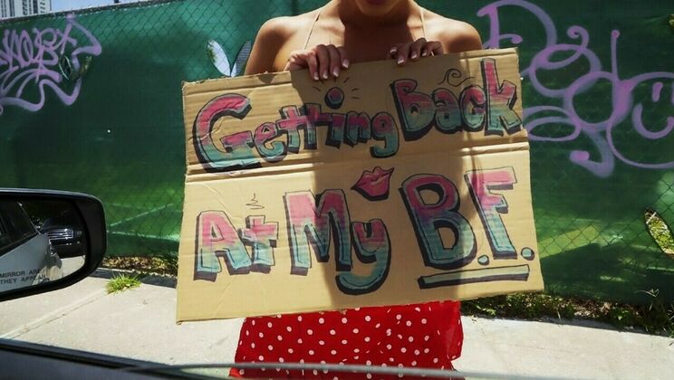 [StrandedTeens] - Amateur Dick Ride In Car - Brick Danger - Emma Hix