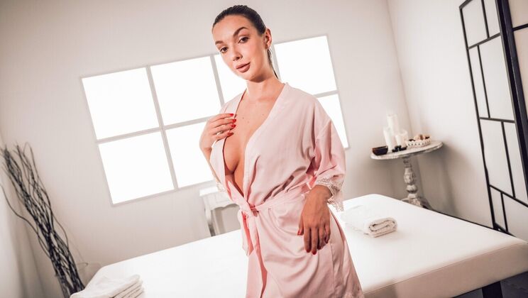 [MassageRooms] - Czech Babe Gets Cum on Boobs