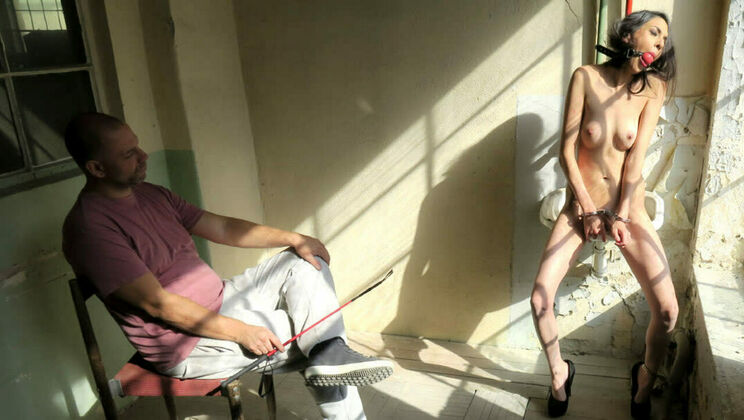 Ashley Ocean Gets Whipped And Gagged