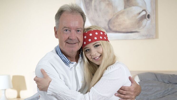 [Oldje] - Young Blonde Enjoys Big Cock