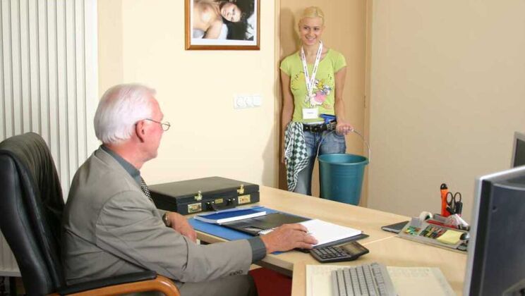 [Oldje] - Natural Tits Young Blonde