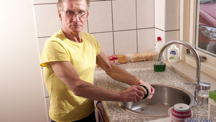 [Oldje] - The Naughty Kitchen Fuck - John - Denise Sky