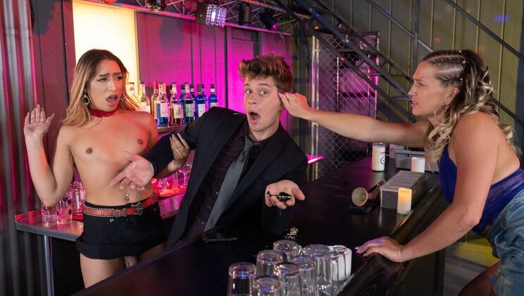 [TransAngels] - Blonde Barmaid Fucked Hard - Michael DelRay - Paradise