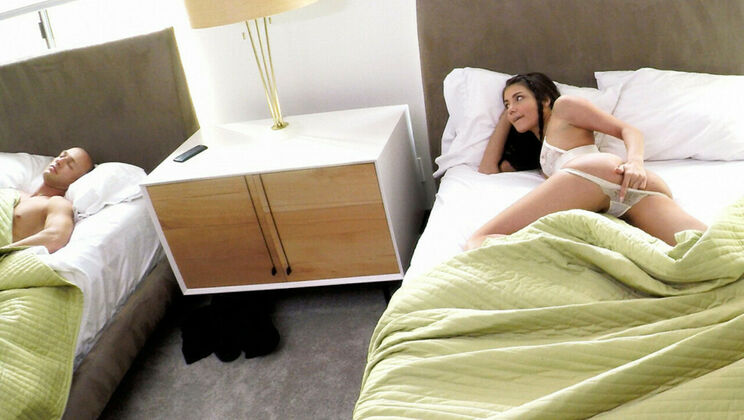 Naughty Step-Sister Adria Rae Invades Brother's Bed