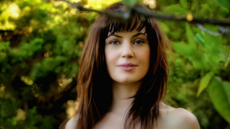 [SexArt] - Sexy Brunette Girl Plays Outside 2022 - Sarah Shevon