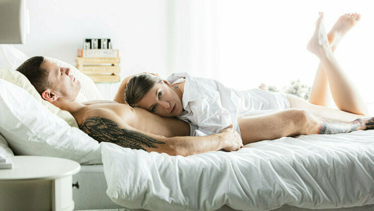 Couple's Striptease Symphony of Lust