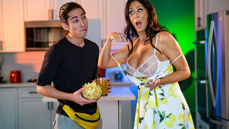  Reagan Foxx: Shaved Milf Gets Fucked by Her Son's Buddy 