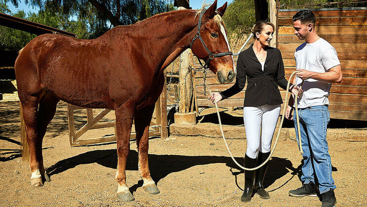 Blonde MILF Brett Rossi Hooks Up with Son's Buddy