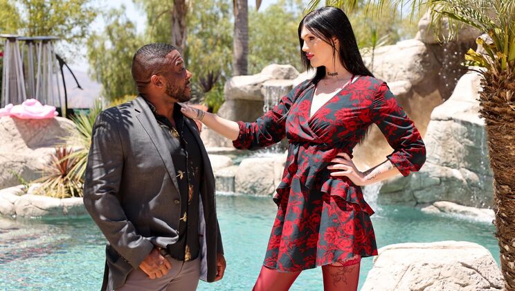 [GenderXFilms] - Interracial Blowjob with Black Shemale Nicole Korsakova