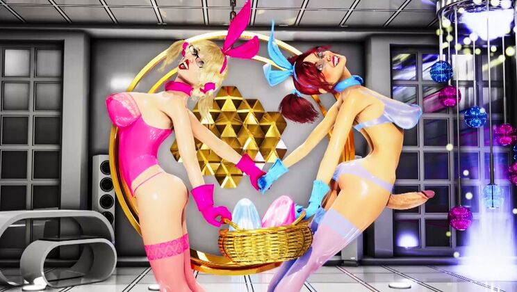 [Futanarica] - Sexy Bunnies Blowjob Party - Charles Dera - Dante Colle - Codi Vore - Nicole Doshi - Baby Gemini - Sinatra Monroe