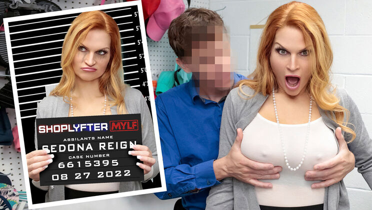 [ShopLyfterMYLF] -  Caught Shoplifting: Rion King Teaches Sedona Reign a Lesson