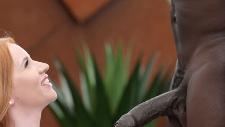 Kiara Lord's Stockings and Trimmed Pussy Get a Workout with a Big Black Cock