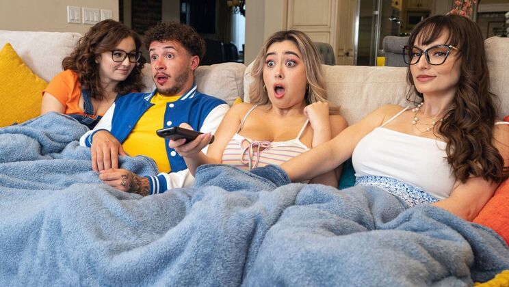 [Brazzers] - Getting Caught: Lesbian, MILF, and Interracial Action