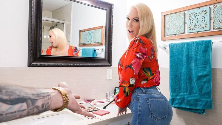 [MyPervyFamily] - Handjob Haven with Big Tit Stepmom