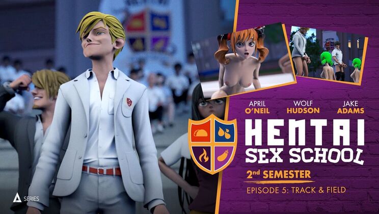 [AdultTimeAnimation] - Big Tits and Blowjobs on the Track - Kira Noir - Jake Adams - Whitney Wright - April Oneil - Wolf Hudson - Serene Siren