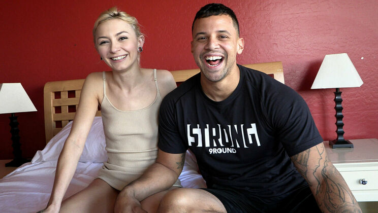 [HotGuysFuck] - Latino Hunk Tony Romero Meets Petite Blonde Clara Fargo - Clara Fargo - Tony Romero