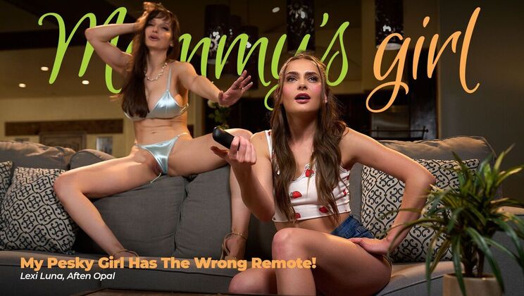 [Girlsway] - Beautiful Ass Stepmom And Stepdaughter Fighting Over Remote!