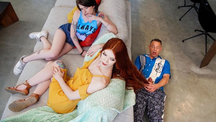 Redhead and Brunette Rodeo