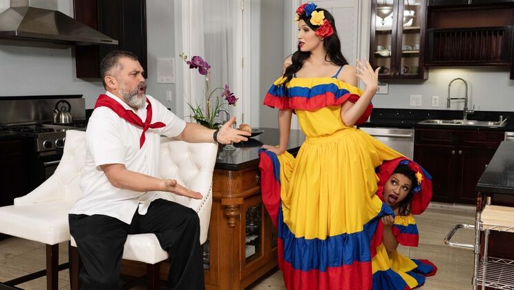 [TransAngels] - Latina Blowjob Fiesta - Jessy Dubai - Zariah Aura