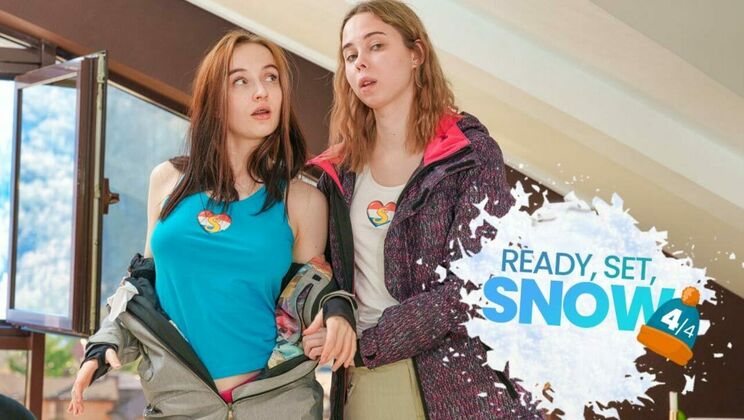 [ClubSweethearts] - European Babes in Lesbian Snow Play