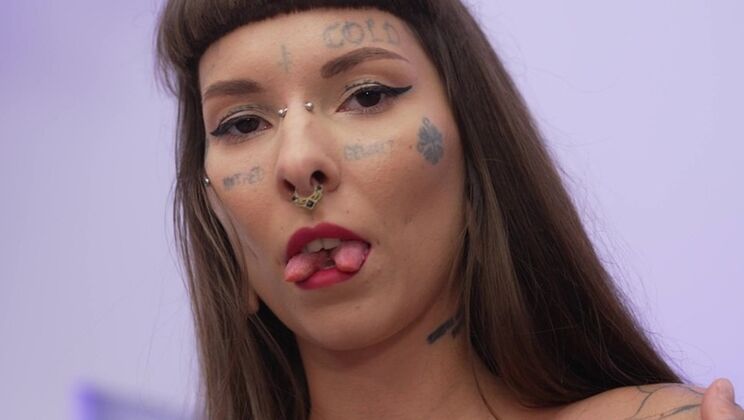 [NRXStudio] - First Time Anal with Skinny Tattooed Babe - Tim Monster Cock - Marseline Black