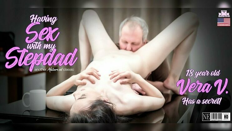 Vera V. and Stepdad's Hardcore Old and Young Affair