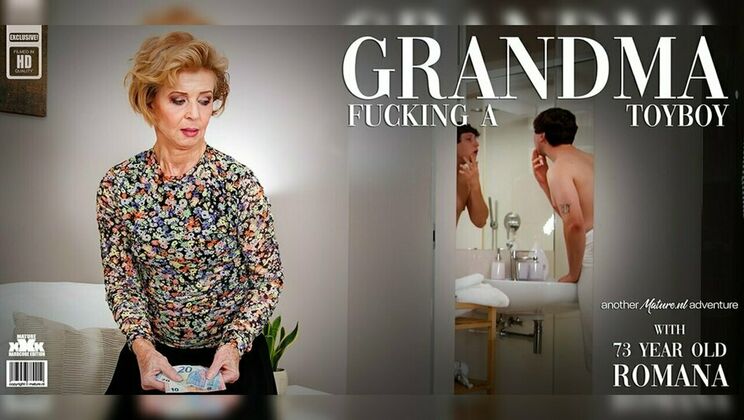 [Mature.nl] - Granny Romana Fucked by Toyboy Lenny in Bed - Romana - Lenny Yankee