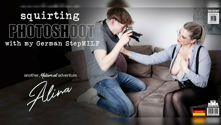 [Mature.nl] - Stepson Fucks German Mom Alina in Doggystyle