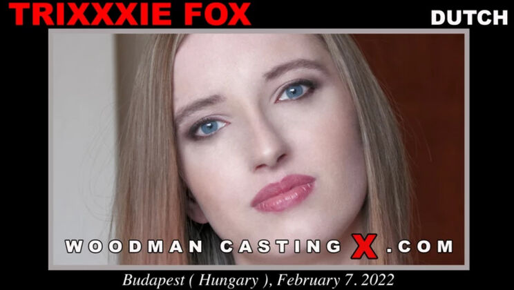 [WoodmanCasting] - Trixie Fox Gets Double Penetrated - Trixxxie Fox
