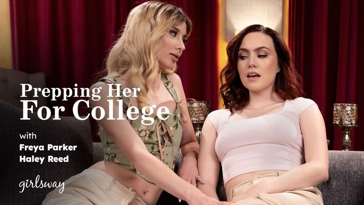[Girlsway] - Haley and Freya's Pussy Licking College Experience - Haley Reed - Freya Parker