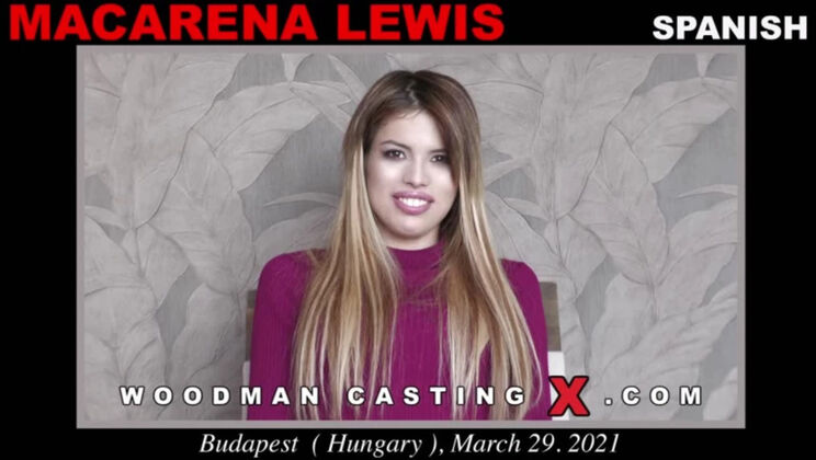 [WoodmanCasting] - Macarena Lewis Striptease Seduction - Macarena Lewis
