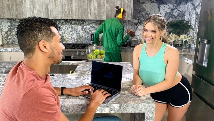 Big Tit Cheaters in the Kitchen