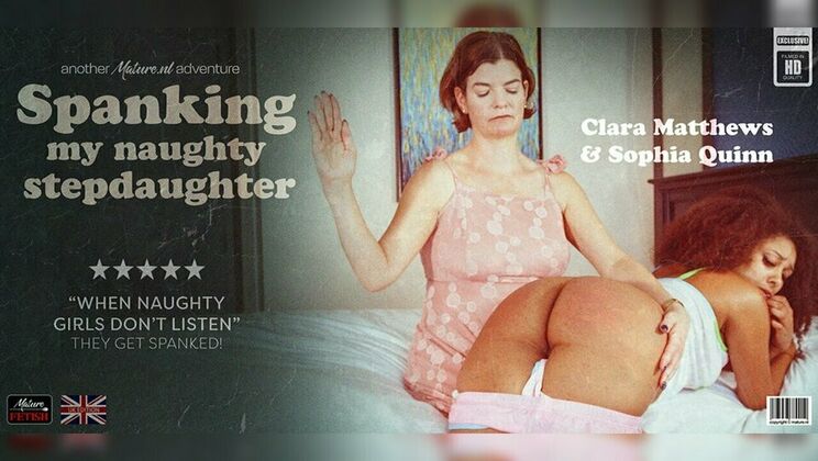 Naughty Sophia Quinn Gets Discipline from Stepmom Clara Matthews