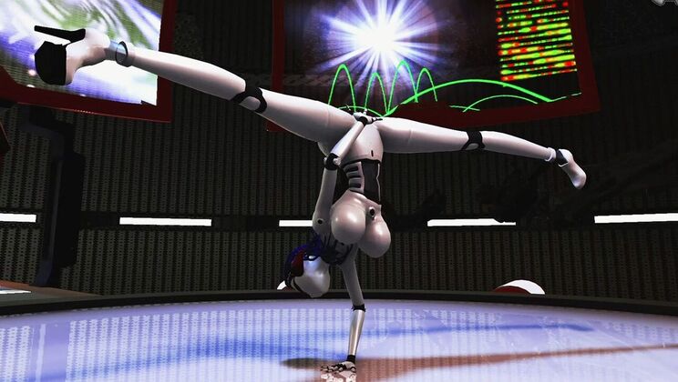 Masturbating Doppelganger in High Heels