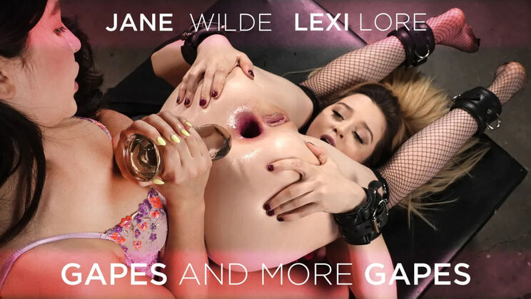 [EverythingButt(Kink)] - Gapes Galore with Jane Wilde and Lexi Lore - Jane Wilde - Lexi Lore