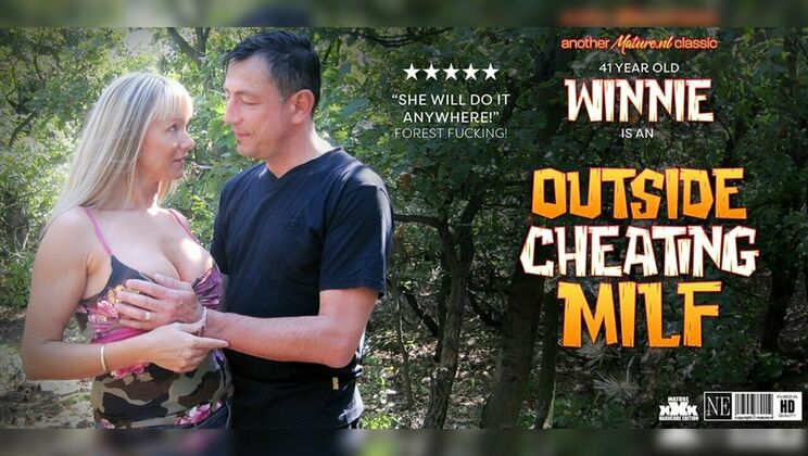 [Mature.nl] - Winnie Fucks Cheating Husband in the Woods - Diether von Stein - Winnie