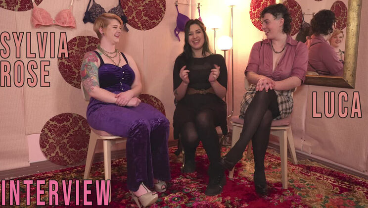 [GirlsOutWest] - Luca Fitting Sylvia Rose's Big Tits into a Bra - Luca - Sylvia Rose