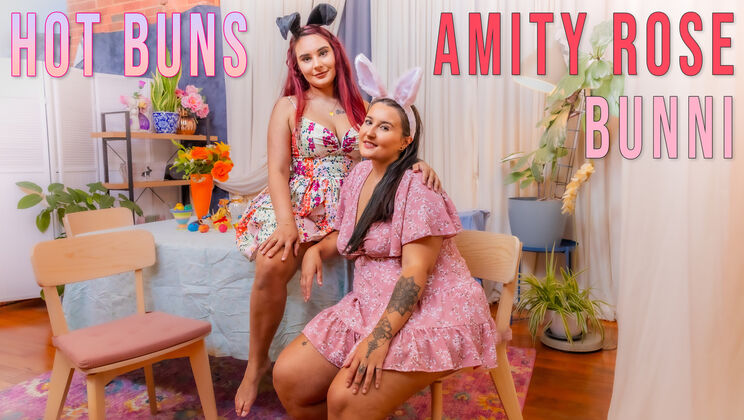 [GirlsOutWest] - Bunni And Amity Rose - Kissing And Fingering - Amity Rose - Bunni
