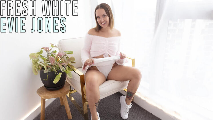 [GirlsOutWest] - Evie Jones Plays with White Toys