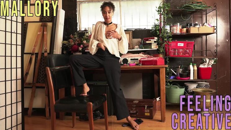 [GirlsOutWest] - Mallory's Creative Masturbation - Mallory
