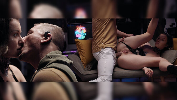 [Freeze] - Tattooed Lovers' Intimate Blowjob Encounter - Steve Q - Tabitha Poison