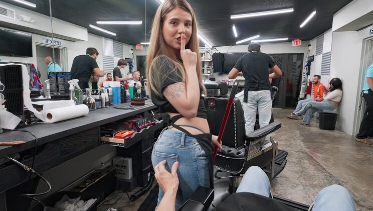 [MOFOS] - At the Barbers: Blowjob Fun