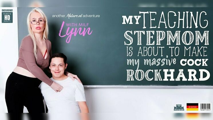 Lynn the Blonde MILF Teaches Her Stepson the Art of Making His Stepmom Scream with Pleasure