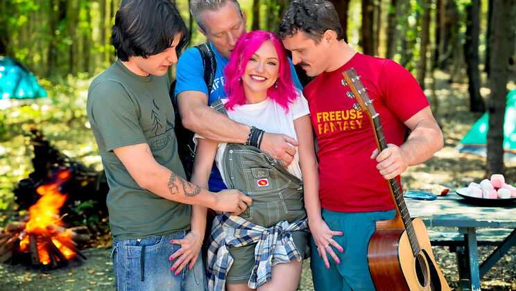 [FreeUseFantasy] - Cute Camper Gets Facial - Robby Echo - Clarke Kent - Gracie Gates - Elias Cash