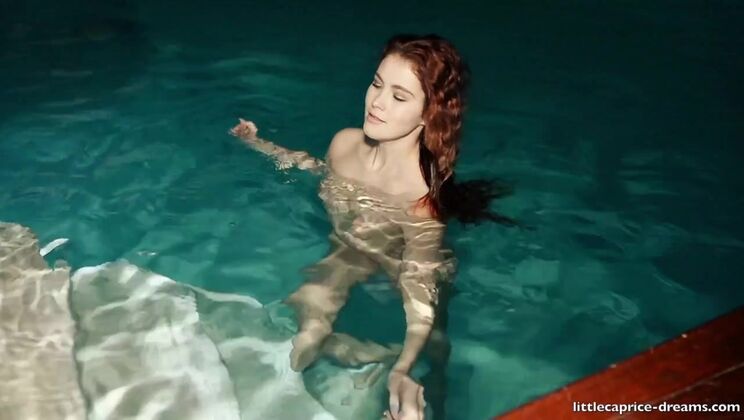 [CapriceDivas] - Redhead solo: Heidi's Shaved Adventure - Heidi