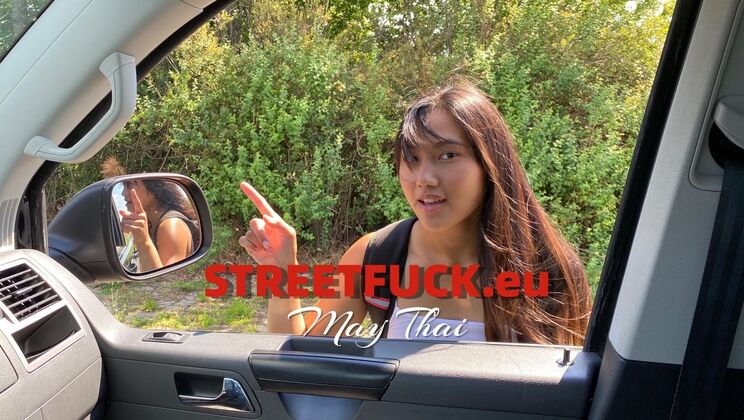 [StreetFuck] - May Thai Rides Big Cock in the Street