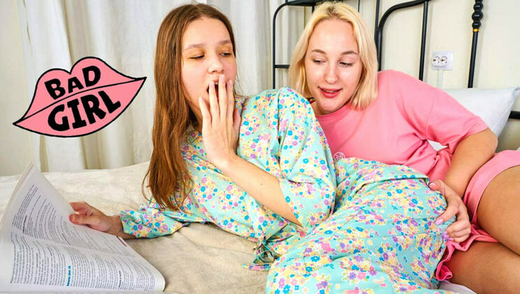 [ClubSweethearts] - Small Tits Blonde Kitty and Brunette Avrori in Lesbian Action - Kitty Doll88 - Avrora Murai